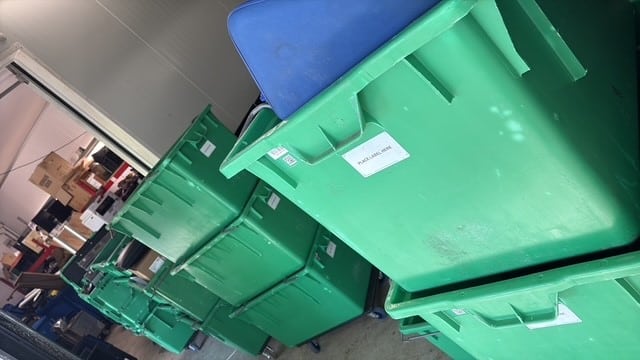 Computerboxen gestapeld